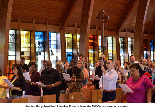 Fall-Convo-1-w-cap 2016 Fall Convocation Procession